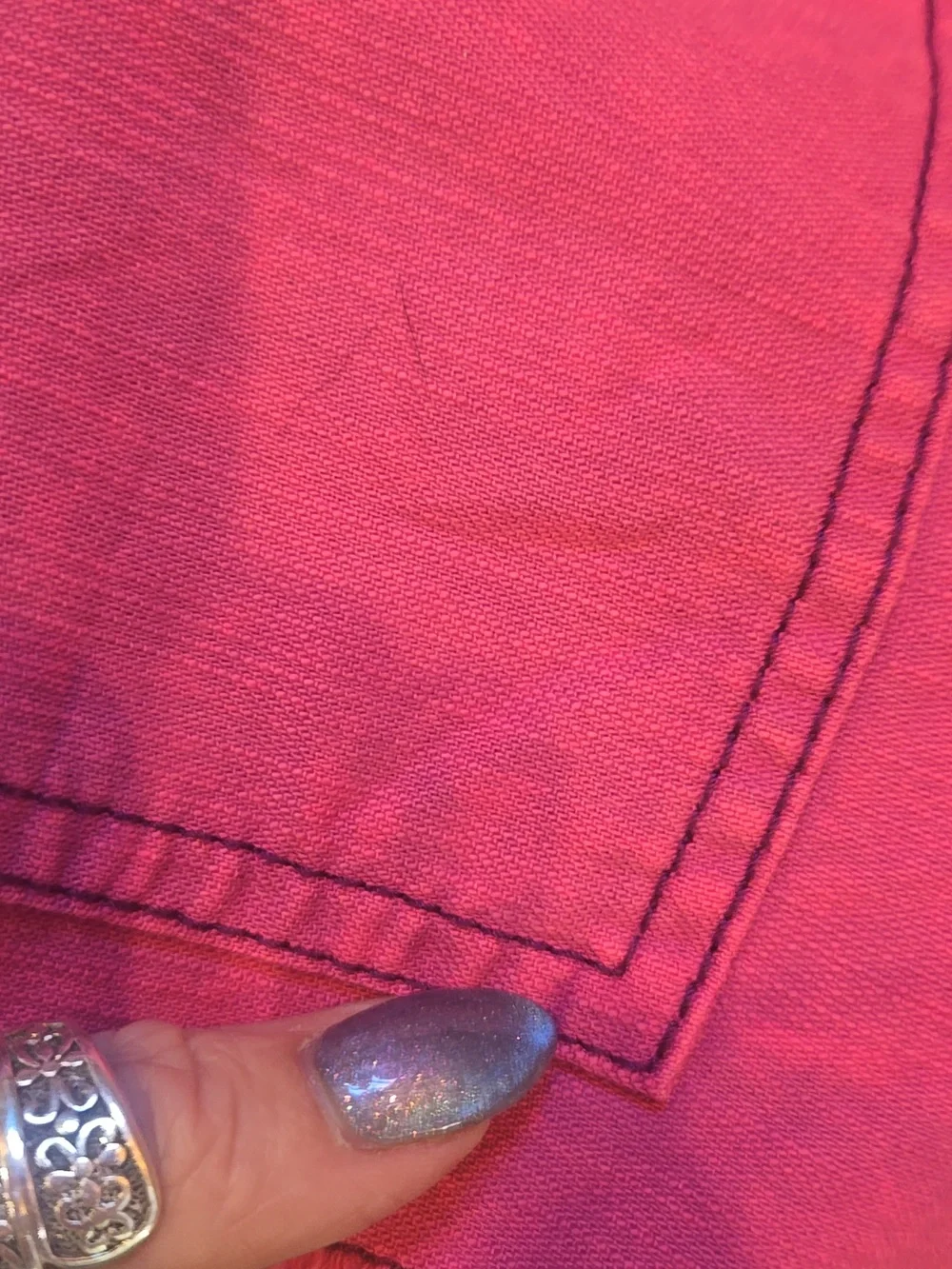 Free People Pink Raw Edge Shorts - Picture 7 of 11